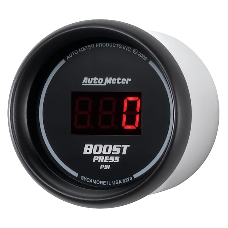 Autometer SportComp 52mm Digital 0-60 PSI Boost Gauge thumbnail 2