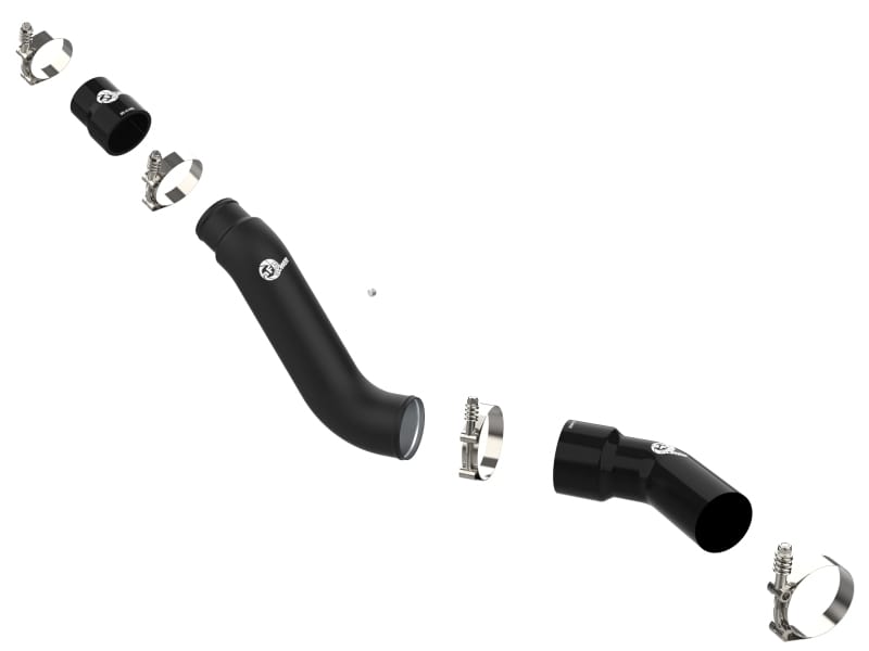 aFe 16-19 RAM 1500 V6 3.0L (TD) BladeRunner 3in Aluminum Hot Charge Pipe - Black thumbnail 2