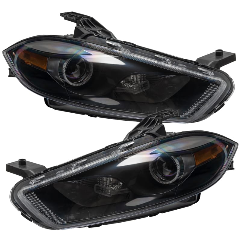 Oracle 13-16 Dodge Dart SMD HL - Black - Halogen - ColorSHIFT w/ 2.0 Controller thumbnail 2