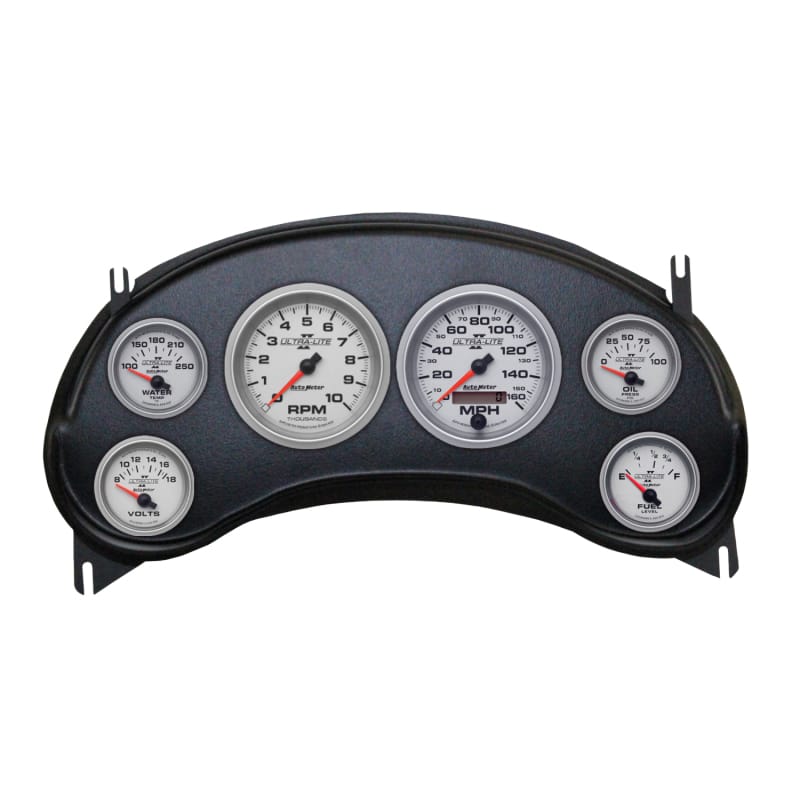 Autometer Ultra-Lite II Direct Fit Dash Kit 98-04 Chevy S10 Truck (2 x 3-3/8in. / 4 x 2-1/16in.)