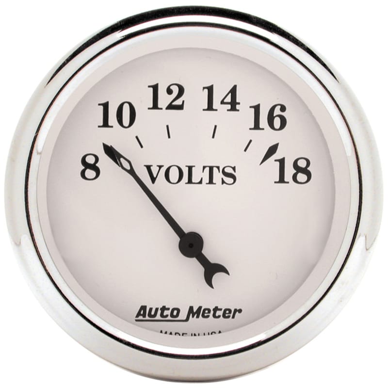 Autometer Old Tyme White 5 Piece Kit (MPH/FUEL/OILP/WTMP/BAT) 59-60 Chevy Car Direct-Fit Dash Kit thumbnail 6