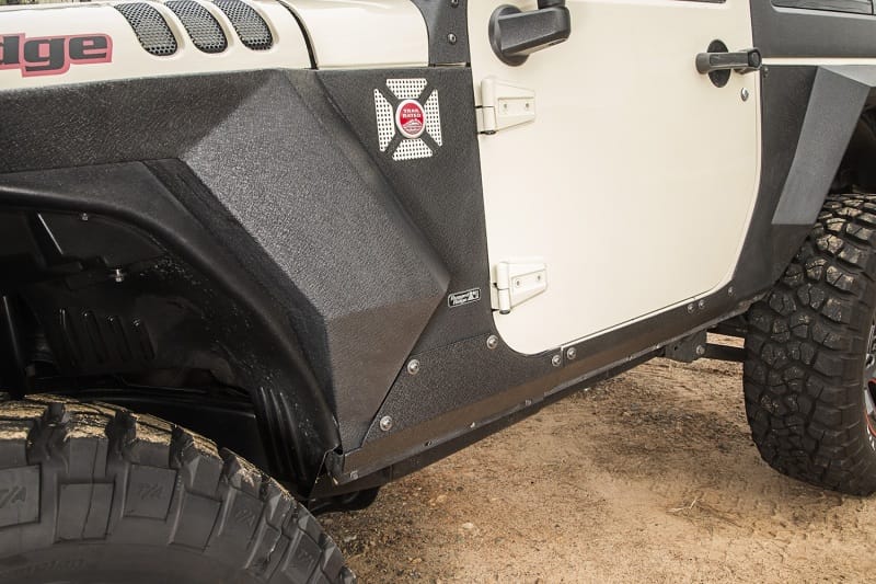 Rugged Ridge Steel Body Armor Cladding 07-18 Jeep Wrangler JK thumbnail 3