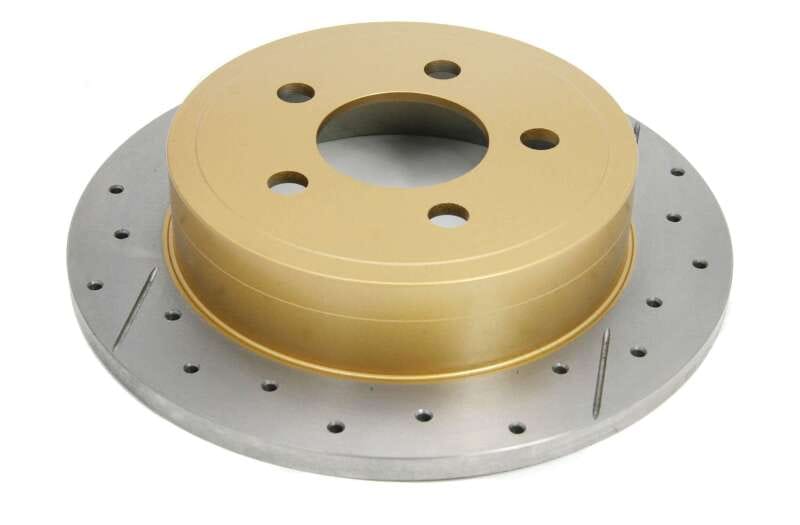 DBA 03-07 Jeep Liberty Rear Street Drilled & Slotted Rotor