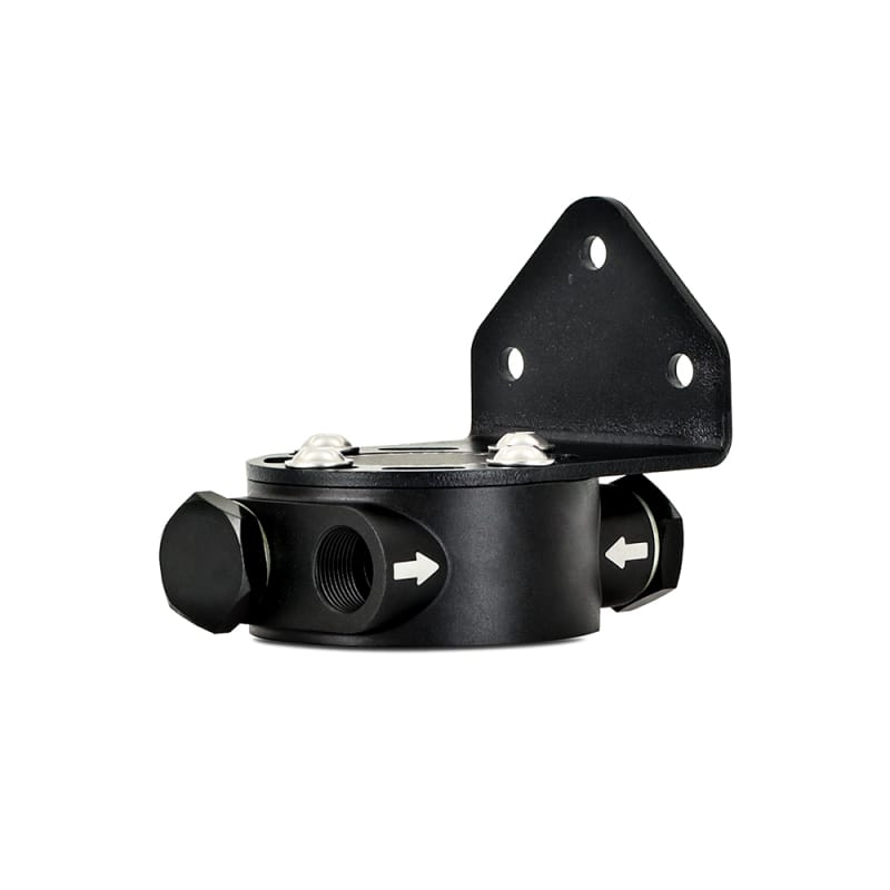 Mishimoto 3/4 - 16 Thread Remote Oil Filter Mount - Black thumbnail 7