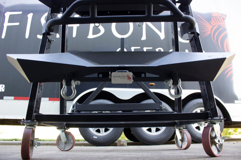 Fishbone Offroad Hitch Cover - 2In Hitch - Black Powdercoated Steel thumbnail 4