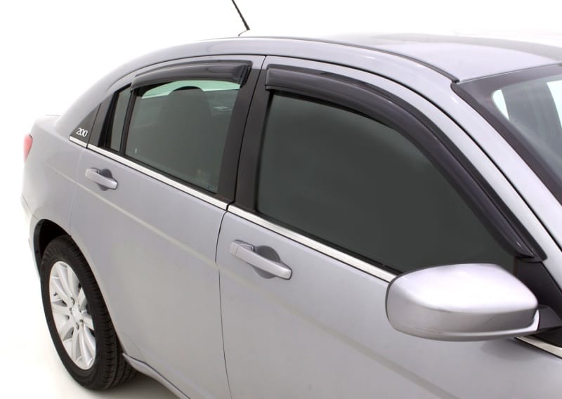 AVS 07-10 Chrysler Sebring Ventvisor Outside Mount Window Deflectors 4pc - Smoke thumbnail 2