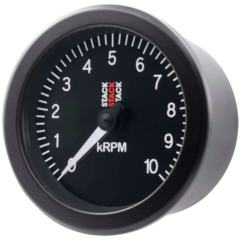 Autometer Stack Sport 88mm 0-10K RPM Tachometer - Black thumbnail 3