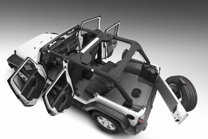 Husky Liners 07-17 Jeep Wrangler JKU 4dr Guardian Impact Jeep Liner