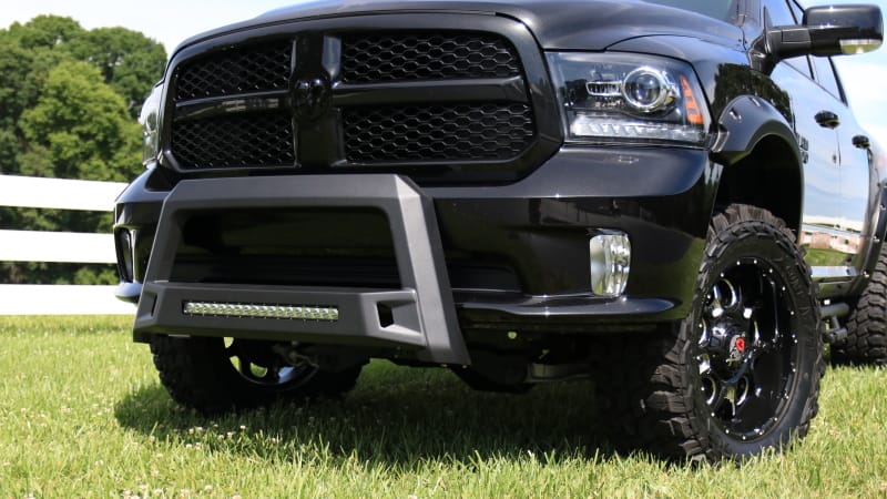 Lund 09-17 Dodge Ram 1500 (Excl. Rebel Models) Revolution Bull Bar - Black thumbnail 2