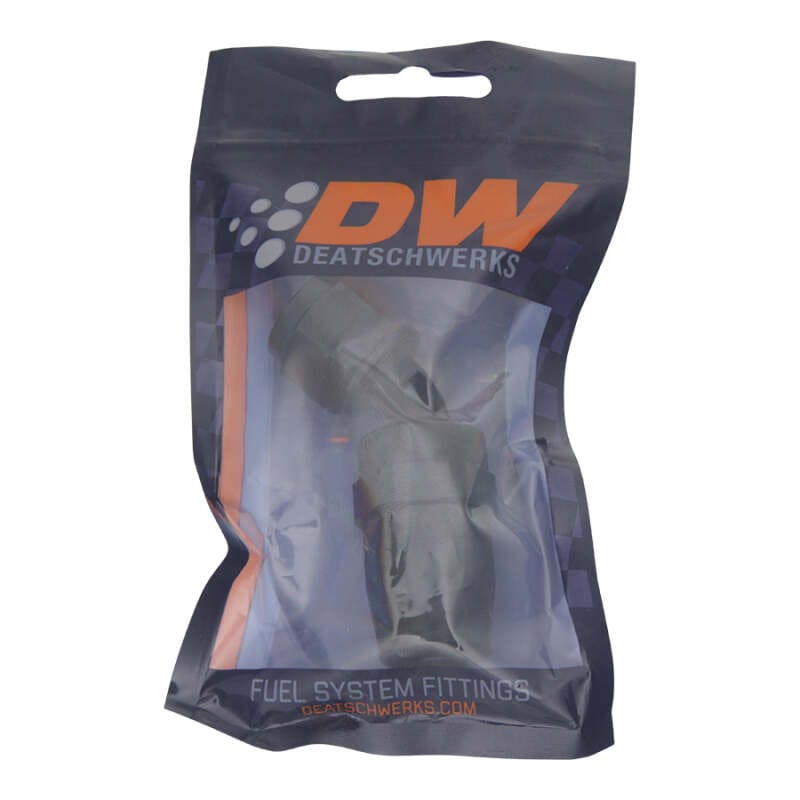 DeatschWerks 8AN Female Swivel 45-Degree Hose End CPE - Anodized Matte Black thumbnail 2