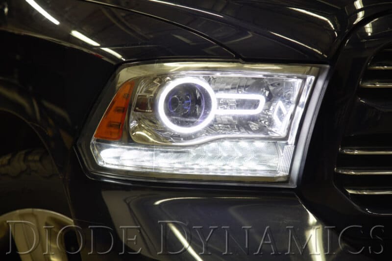 Diode Dynamics Dodge Ram Halo Lights LED 13-18 Ram Switchback Kit thumbnail 3