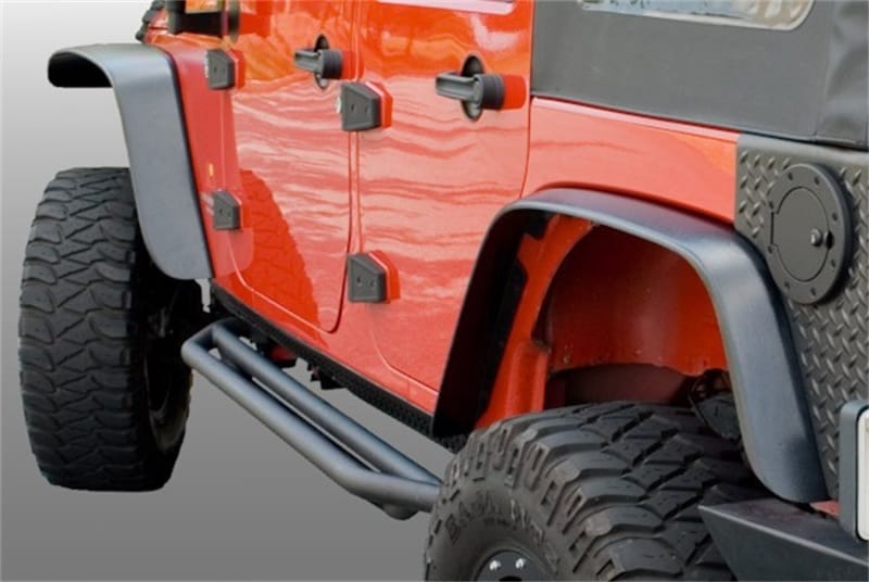 Rugged Ridge All Terrain Flat Fender Flare Kit 07-18 Jeep Wrangler thumbnail 2