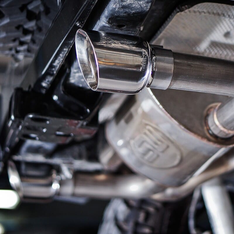 Stainless Works 2007-17 Jeep Wrangler Axle Back Exhaust thumbnail 4