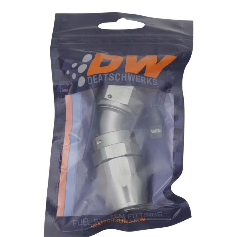 DeatschWerks 10AN Female Swivel 30-Degree Hose End CPE - Anodized Titanium thumbnail 2