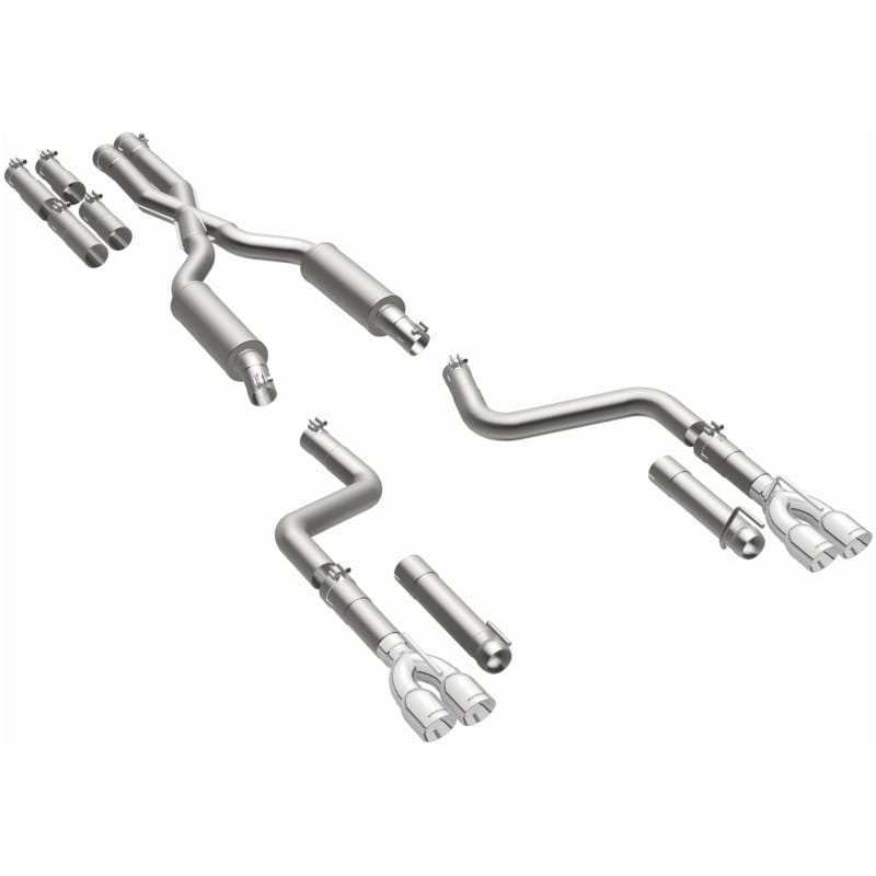 MagnaFlow 2017+ Dodge Challenger 409 SS Polished 3in Quad Tips Cat-Back Exhaust thumbnail 4