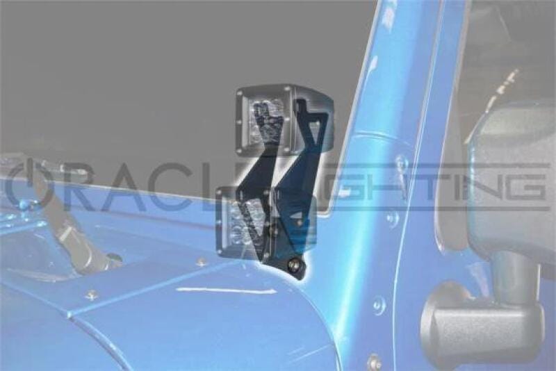 Oracle Jeep JK Dual Mounting Pillar Brackets (Pair) thumbnail 3
