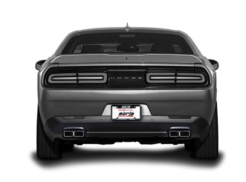 Borla 15-16 Dodge Challenger R/T 5.7L Dual Rectangle Angle Cut Dual Split Rear Exit ATAK Exhaust thumbnail 2