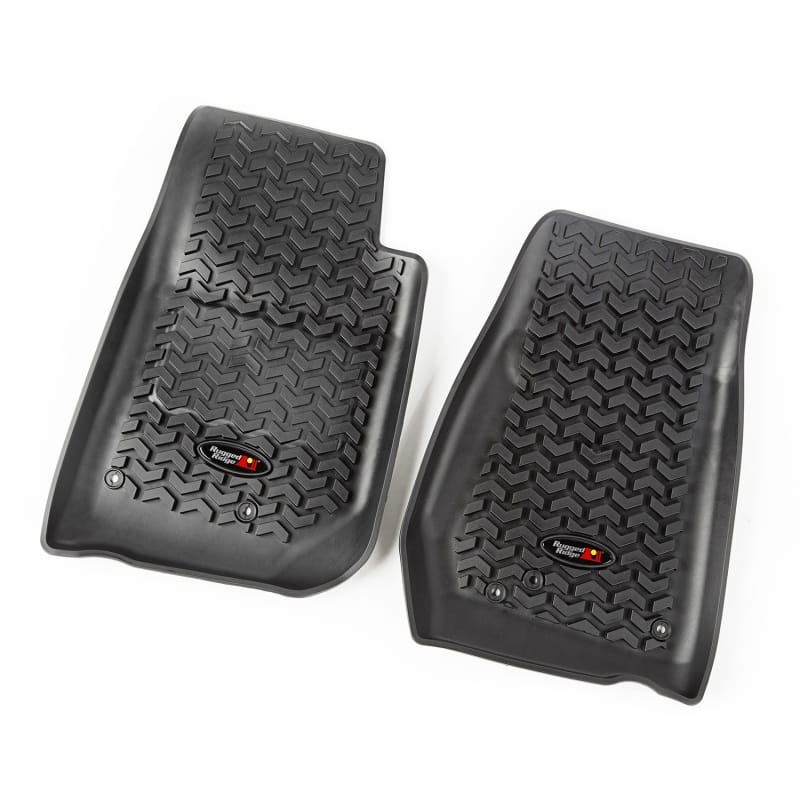 Rugged Ridge Floor Liner Front/Rear/Cargo Black 2011-2018 Jeep Wrangler Unlimited JK 4 Dr thumbnail 2