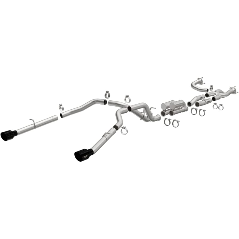 MagnaFlow 2025 Ram 1500 RHO SPEQ Series Black Chrome Cat-Back Performance Exhaust System