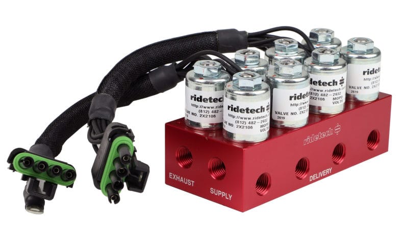 Ridetech RidePro E5 Air Ride Suspension Control System 5 Gallon Dual Compressor 1/4in Valves thumbnail 6