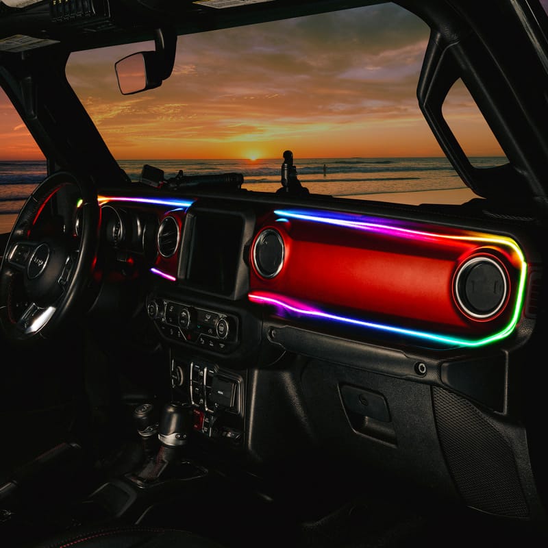 ORACLE Lighting Jeep Wrangler JL / Gladiator JT ColorSHIFT Fiber Optic LED Interior Kit thumbnail 7