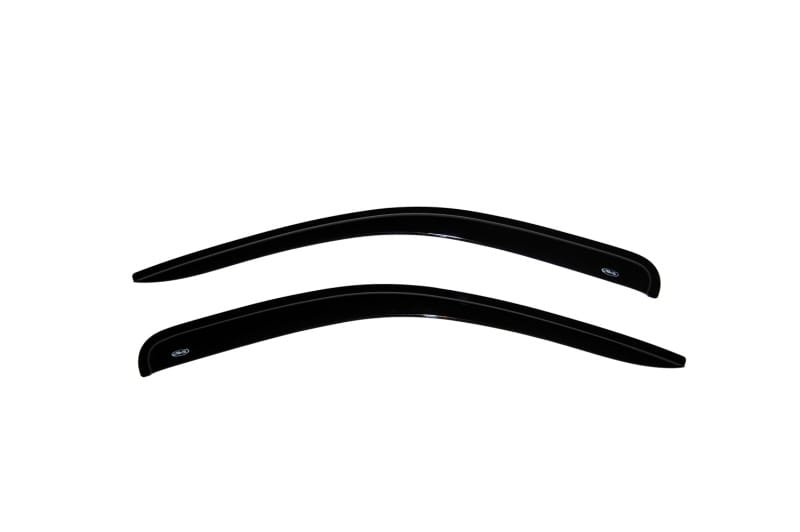 AVS 05-10 Dodge Dakota Quad Cab Ventvisor Outside Mount Window Deflectors 2pc - Smoke thumbnail 2