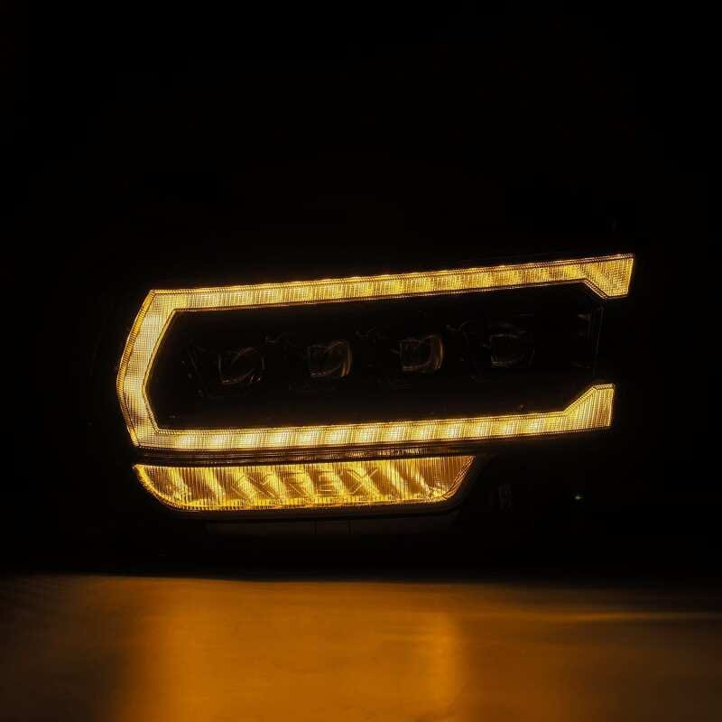 AlphaRex 19-21 Ram 2500 NOVA LED Proj Headlights Plank Style Alpha Blk w/Activ Light/Seq Signal/DRL thumbnail 5