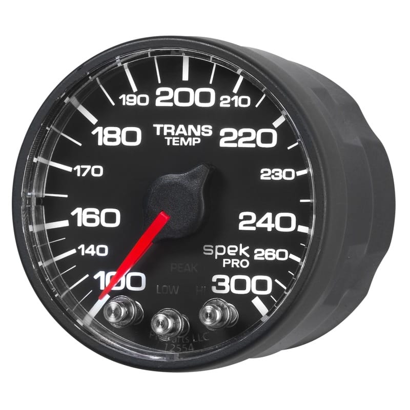 Autometer Spek-Pro 52.4mm 100-300 Deg F Digital Stepper Motor Trans Temp Gauge thumbnail 4