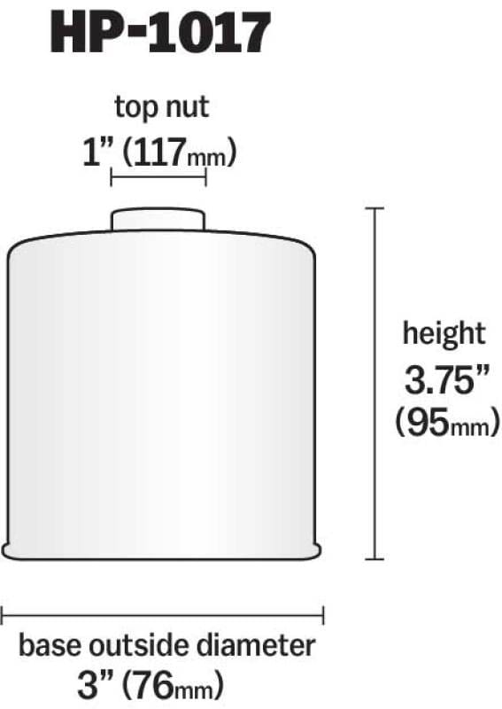K&N 3.74inch / 2.98 OD Performance Gold Oil Filter thumbnail 4