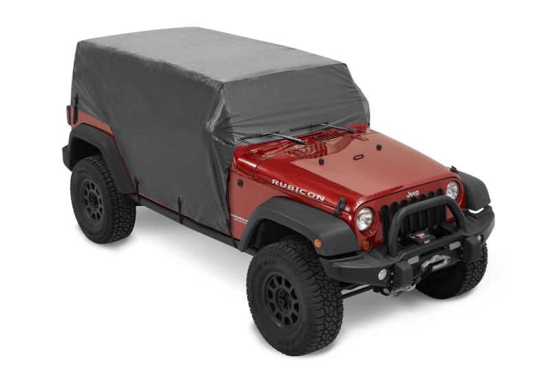 Bestop 07-18 Jeep Wrangler JK / 18-26 JL 4-Door All Weather Trail Cover (Black Hard Top) thumbnail 2