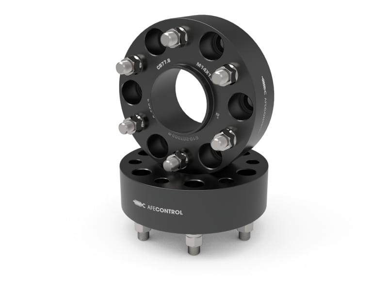 aFe CONTROL Forged Aluminum Wheel Spacers 6x139.7 / CB 77.8 / 2in Thick - RAM 1500