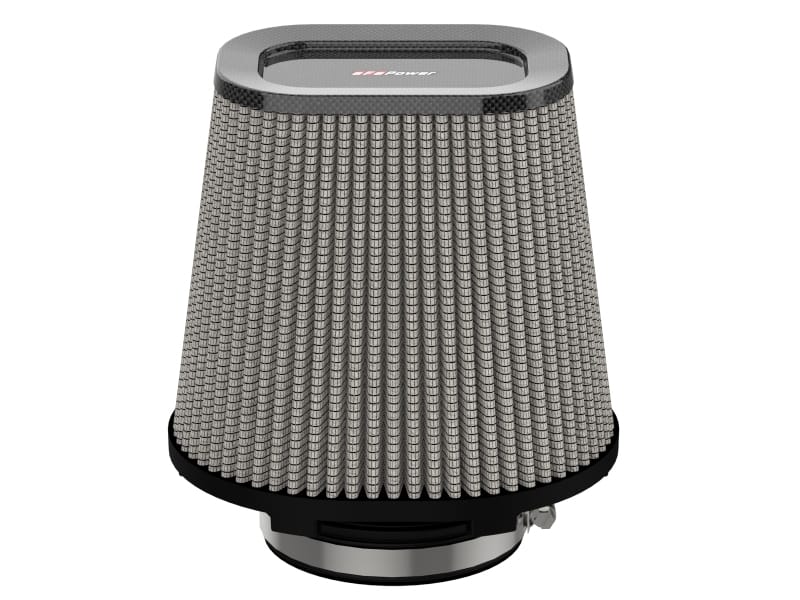 aFe Track Series Intake Pro DRY S Air Filter 4IN F x (7-3/4 x 6-1/2)IN B x (5-3/4 x 3-3/4)IN T x 7IN