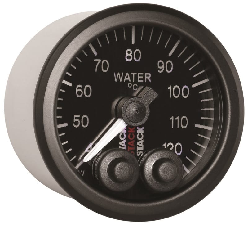 Autometer Stack 52mm 40-120 Deg C 1/8in NPTF Male Pro-Control Water Temp Gauge - Black thumbnail 7