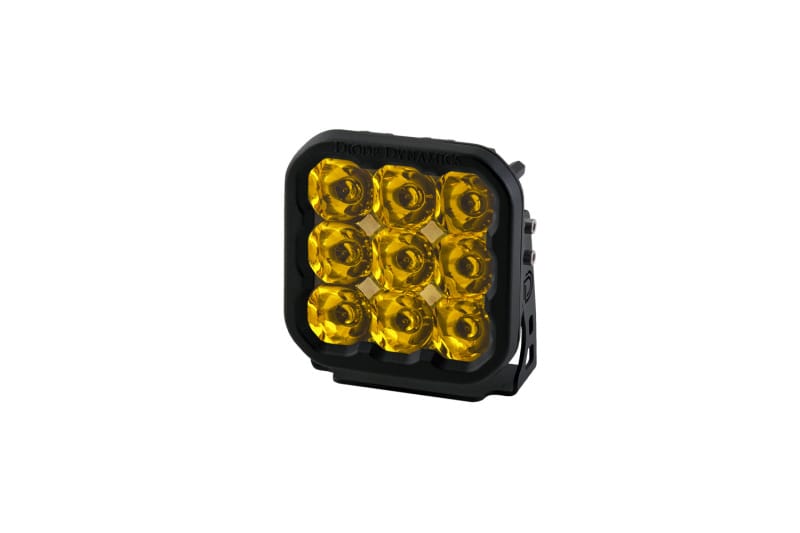 Diode Dynamics SS5 LED Pod Pro - Yellow Spot (Single)