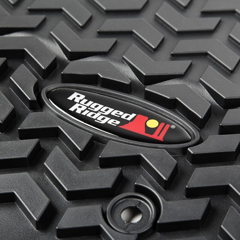 Rugged Ridge Floor Liner Front Black 2007-2018 Jeep Wrangler Unlimited JK 4 Dr - 12920.03 thumbnail 2