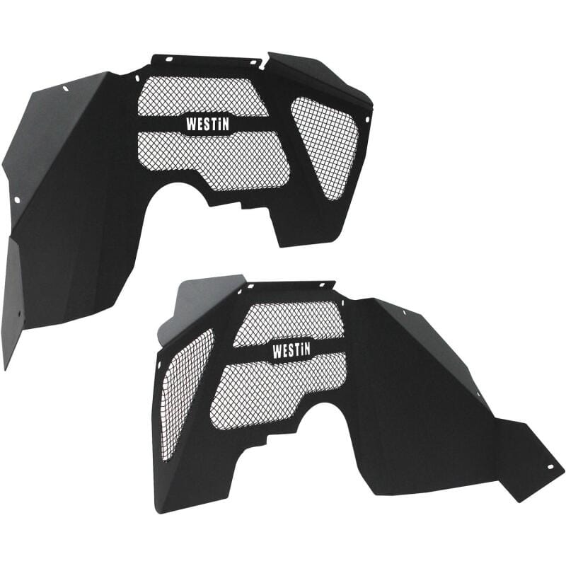 Westin 07-18 Jeep Wrangler JK Inner Fenders - Front - Textured Black thumbnail 2