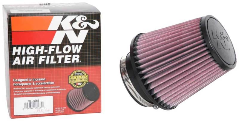 K&N Universal Clamp-On Air Filter 4in FLG / 6-1/2in B / 4-1/2in T / 6in H thumbnail 4