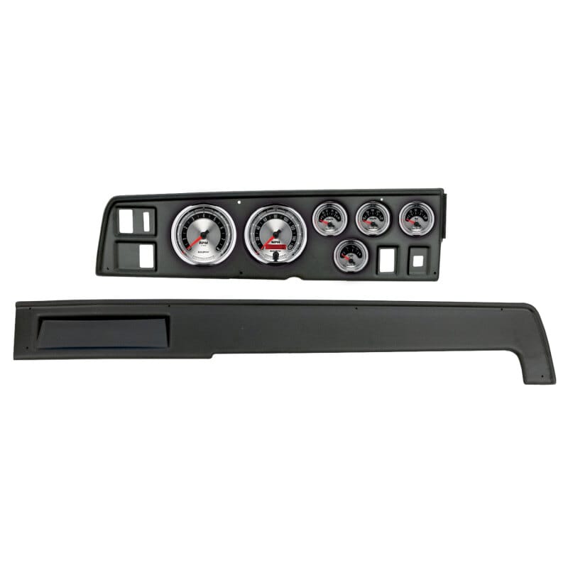 Autometer 68-70 Dodge Charger American Muscle Gauge Kit 6 Pc Tach/Mph/Fuel/Oilp/Wtmp/Volt