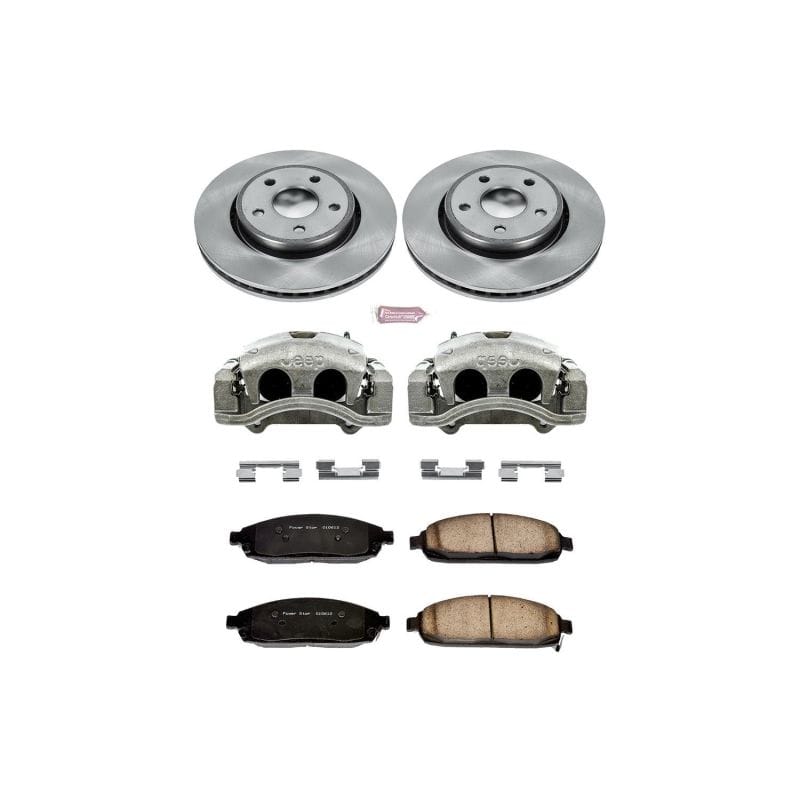 Power Stop 05-10 Jeep Grand Cherokee Front Autospecialty Kit w/Cals - KCOE2219