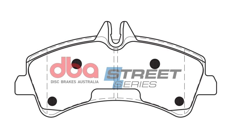 DBA 07-09 Dodge Sprinter 3500 DRW Rear Street Series Brake Pads thumbnail 2