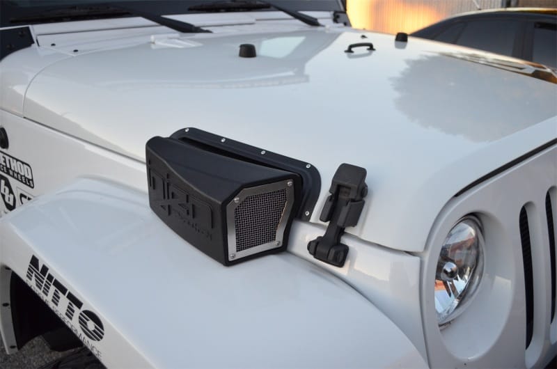 Injen 07-18 Jeep Wrangler (JK) 3.6L V6 Ram Air Scoop for Evolution Intake thumbnail 2