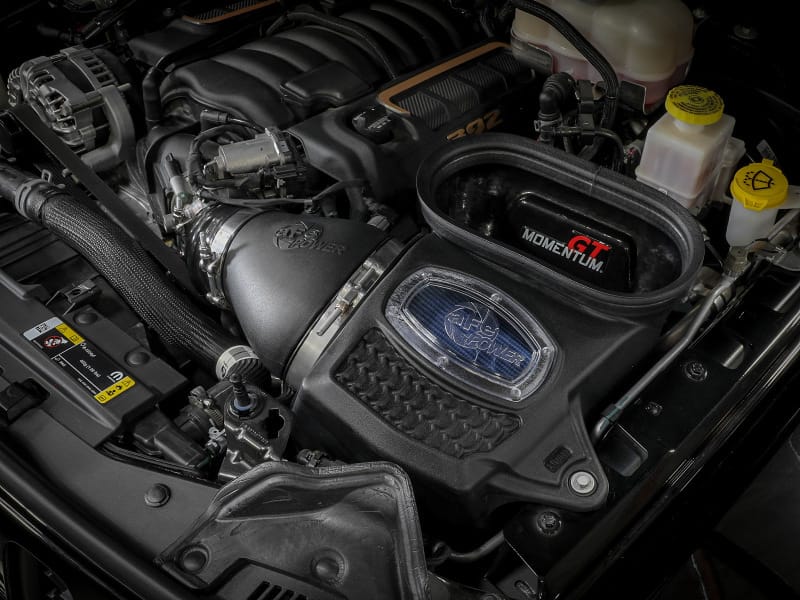 aFe 21 Jeep Wrangler 392 JL V8-6.4L Momentum GT Cold Air Intake System w/ Pro 5R Filter thumbnail 4