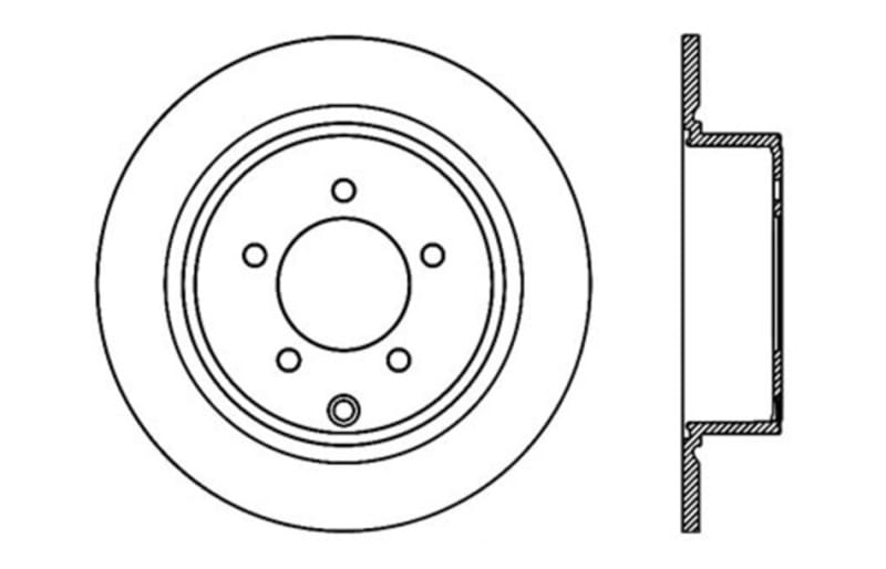 StopTech Slotted & Drilled Sport Brake Rotor - 127.63069L thumbnail 4