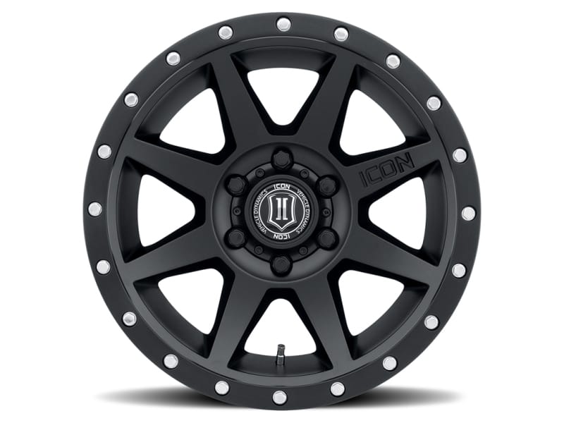 ICON Rebound 18x9 5x5 -12mm Offset 4.5in BS 71.5mm Bore Satin Black Wheel thumbnail 2