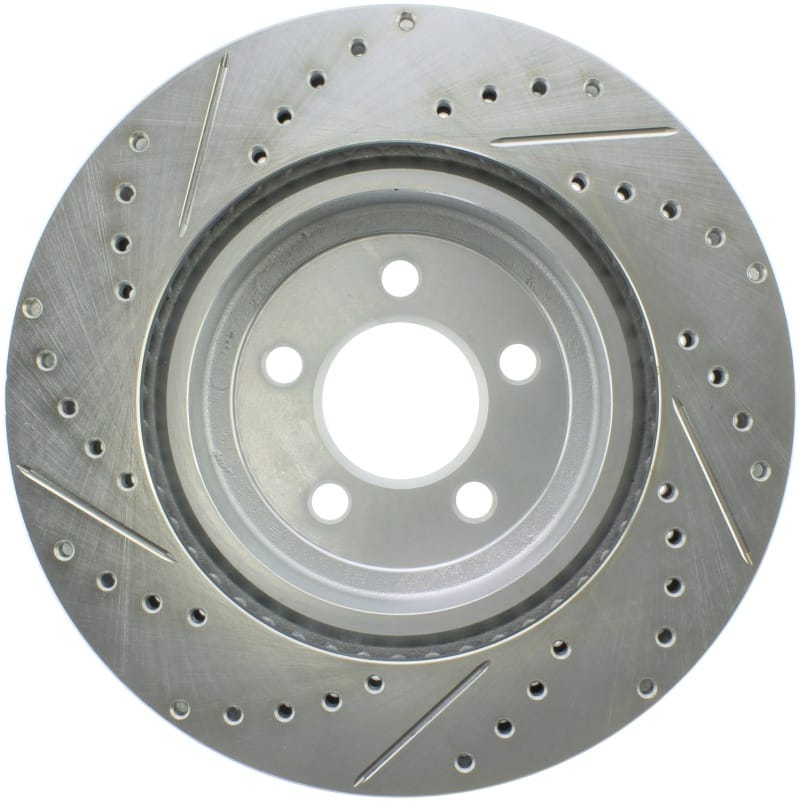 StopTech Select Sport 10-14 Dodge Challenger Drilled and Slotted Front Left Brake Rotor thumbnail 2