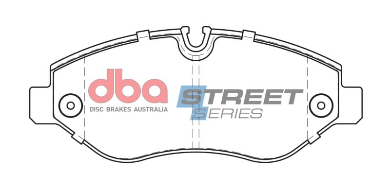 DBA 07-09 Dodge Sprinter 2500 (w/285mm Front Rotor / Bosch Pin Type) Front Street Series Brake Pads thumbnail 2