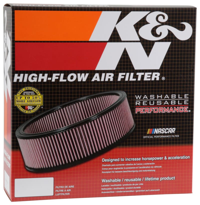K&N Replacement Air Filter CHRYSLER,DODGE,PLY.,FORD, 1968-89 thumbnail 2
