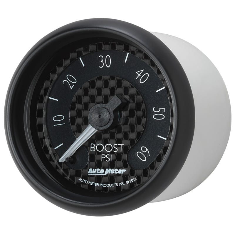 Autometer GT Series 52mm Mechanical 0-60 psi Boost Gauge thumbnail 2