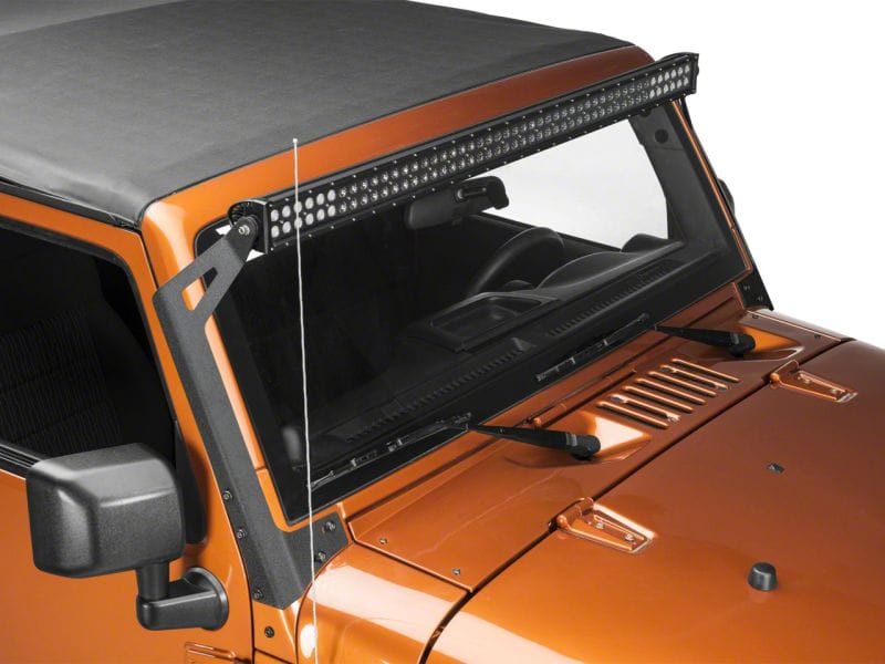 Raxiom 07-18 Jeep Wrangler JK 50-In LED Light Bar Windshield Mount thumbnail 2