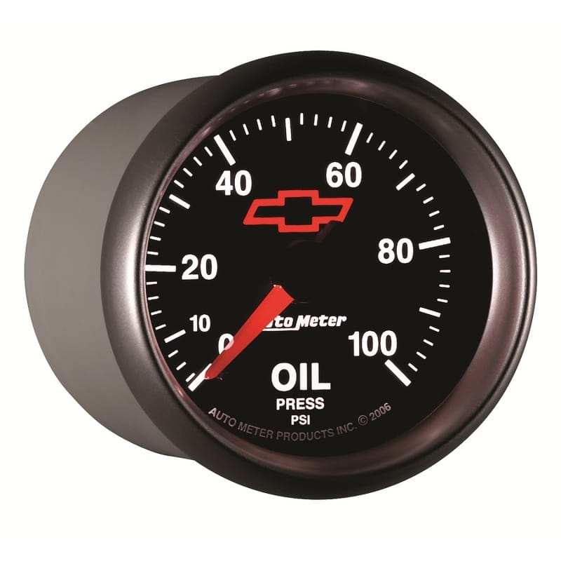 Autometer Sport-Comp II GM 52mm 0-100 PSI Mechanical Oil Pressure Gauge thumbnail 5